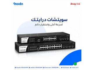 ارفع كفاءة شبكتك إلى أقصى الحدود مع سويتشات درايتك
