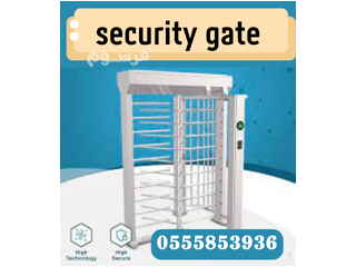 تركيب بوابات امنية ثلاثية كاملة الارتفاع بالبصمة Full Height Turnstile