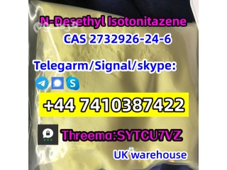 CAS 2732926-24-6 N-Desethyl Isotonitazene Telegarm/Signal/skype: +44 7410387422