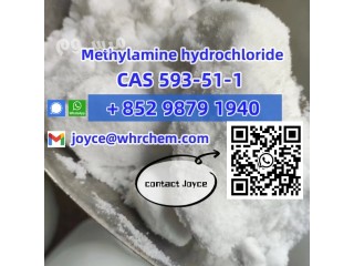 Whatsapp:+(852)9879-1940 CAS 593-51-1 Methylamine hcl high quality best sell factory supply